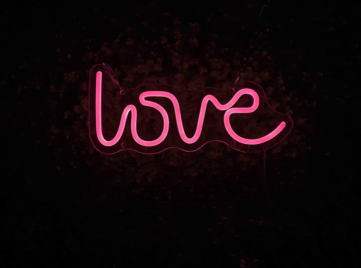 love - Insegne al neon a LED