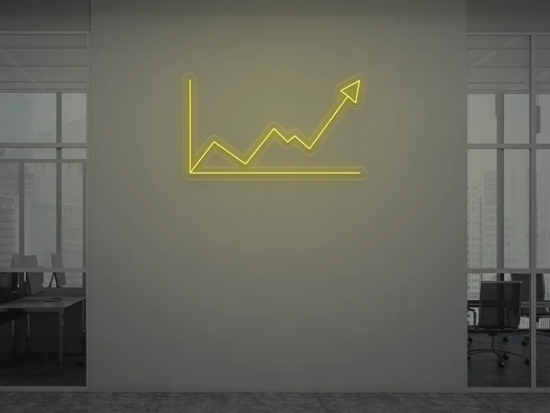 Mercato rialzista - Insegne al neon a LED