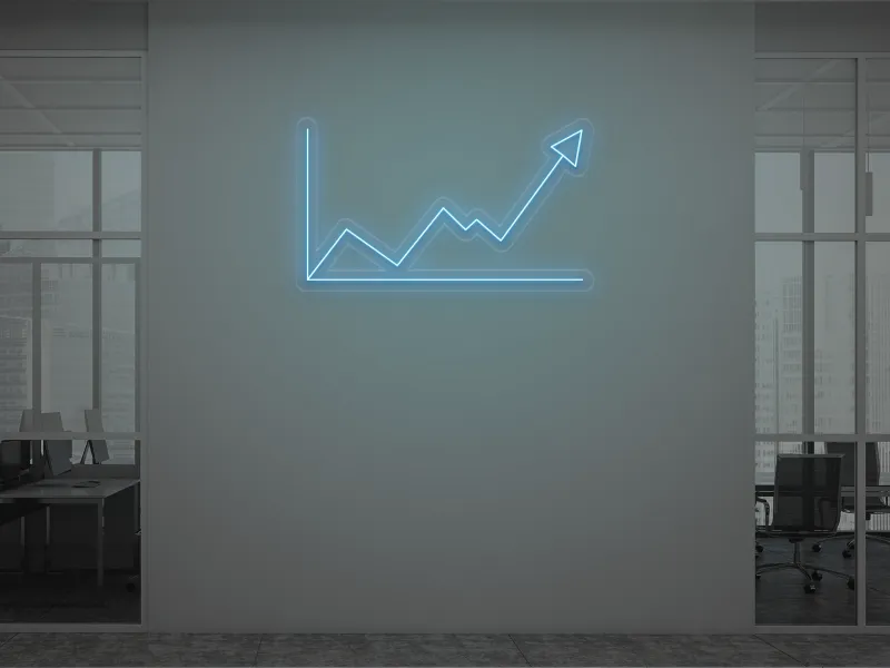 Mercato rialzista - Insegne al neon a LED