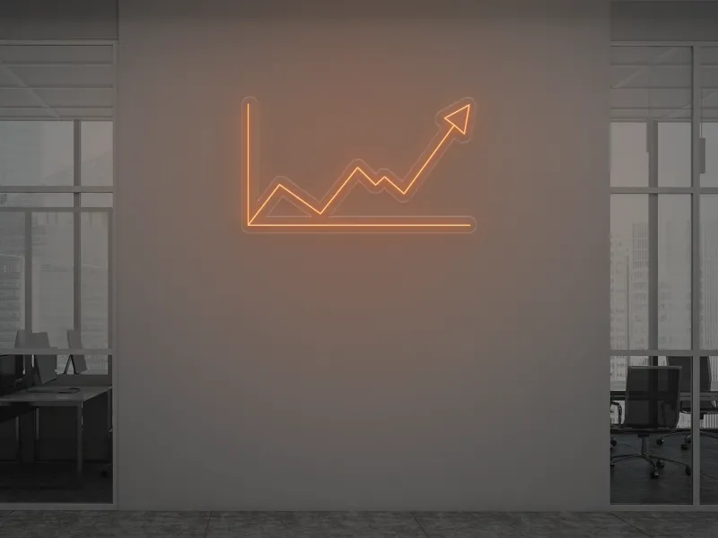 Mercato rialzista - Insegne al neon a LED