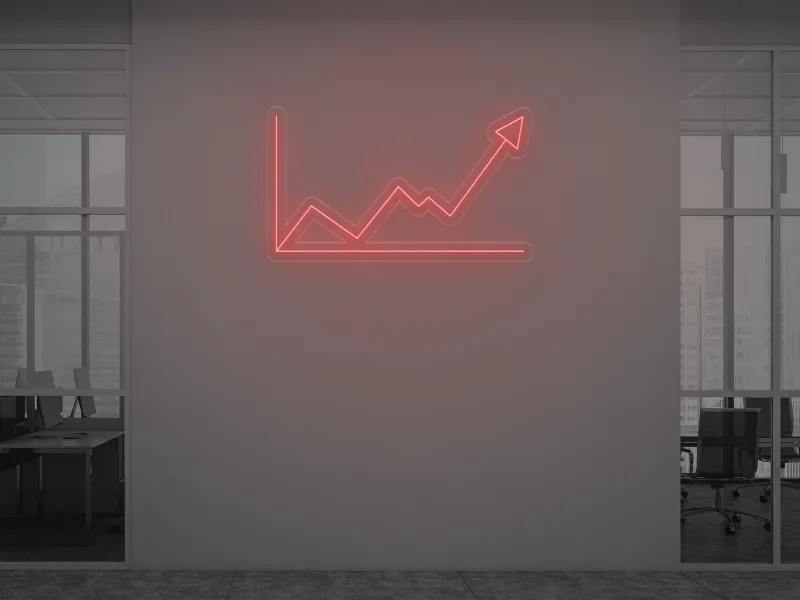 Mercato rialzista - Insegne al neon a LED