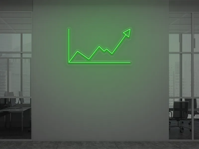 Mercato rialzista - Insegne al neon a LED