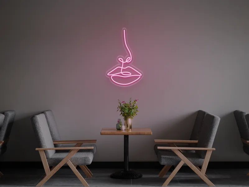 Faccia - Insegne al neon a LED