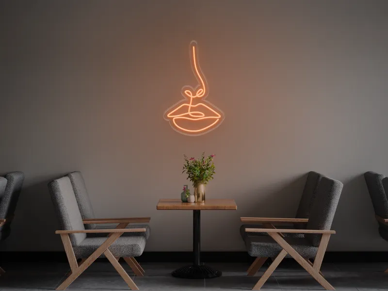 Faccia - Insegne al neon a LED