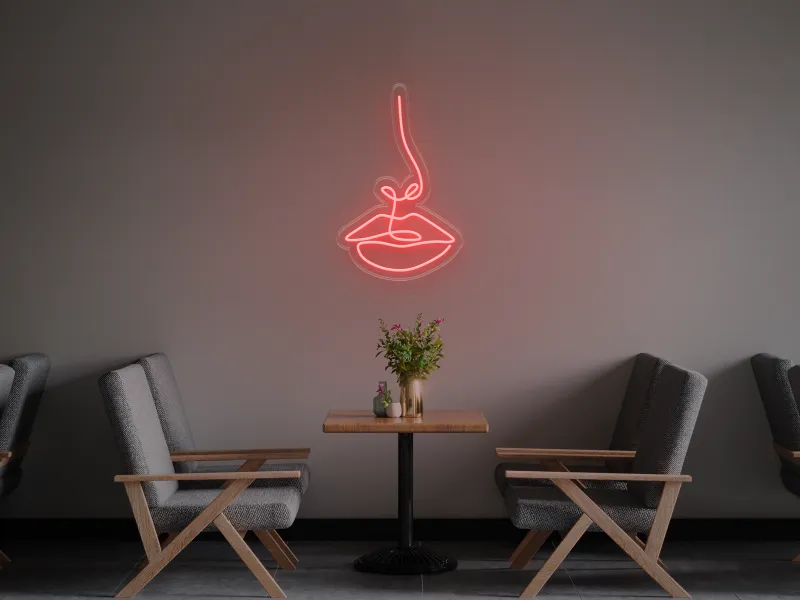 Faccia - Insegne al neon a LED