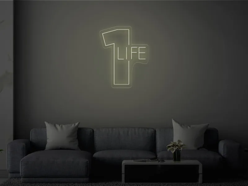One Life - Insegne al neon a LED