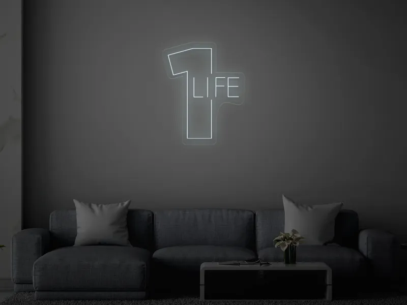 One Life - Insegne al neon a LED