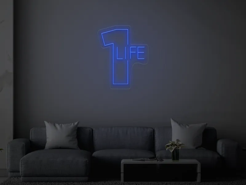 One Life - Insegne al neon a LED