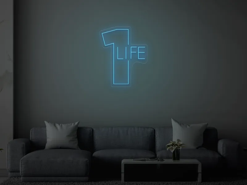 One Life - Insegne al neon a LED