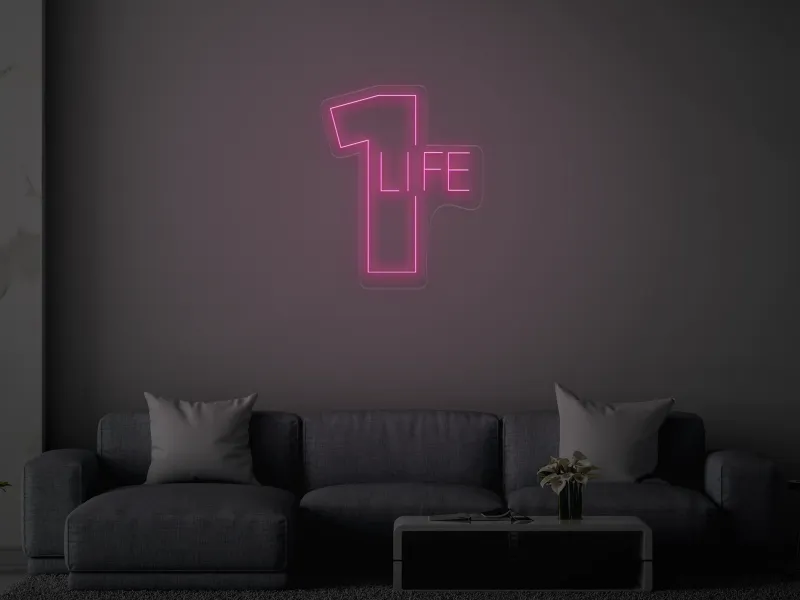 One Life - Insegne al neon a LED