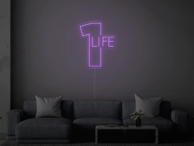 One Life - Insegne al neon a LED