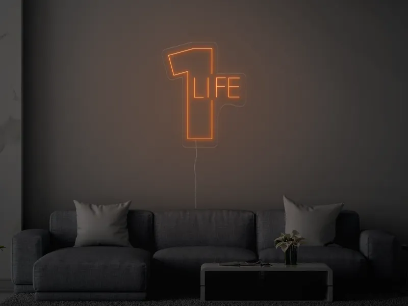 One Life - Insegne al neon a LED