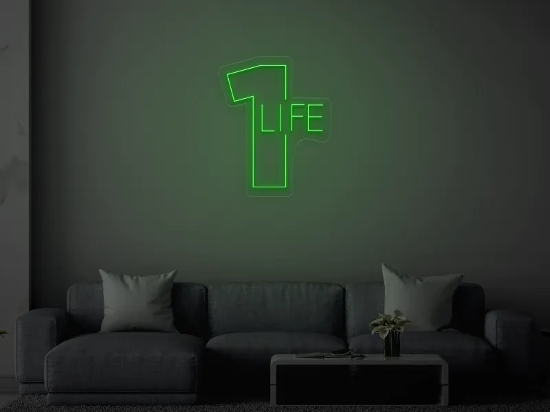 One Life - Insegne al neon a LED