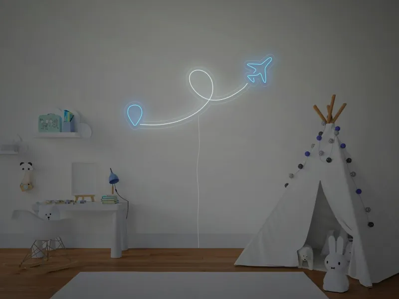 Aereo - Insegne al neon a LED