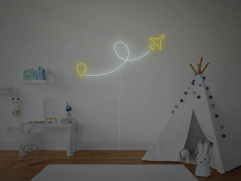 Aereo - Insegne al neon a LED