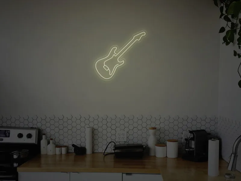 Chitarra - Insegne al neon a LED