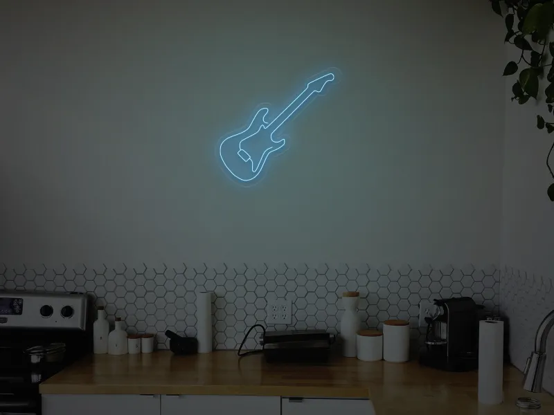 Chitarra - Insegne al neon a LED