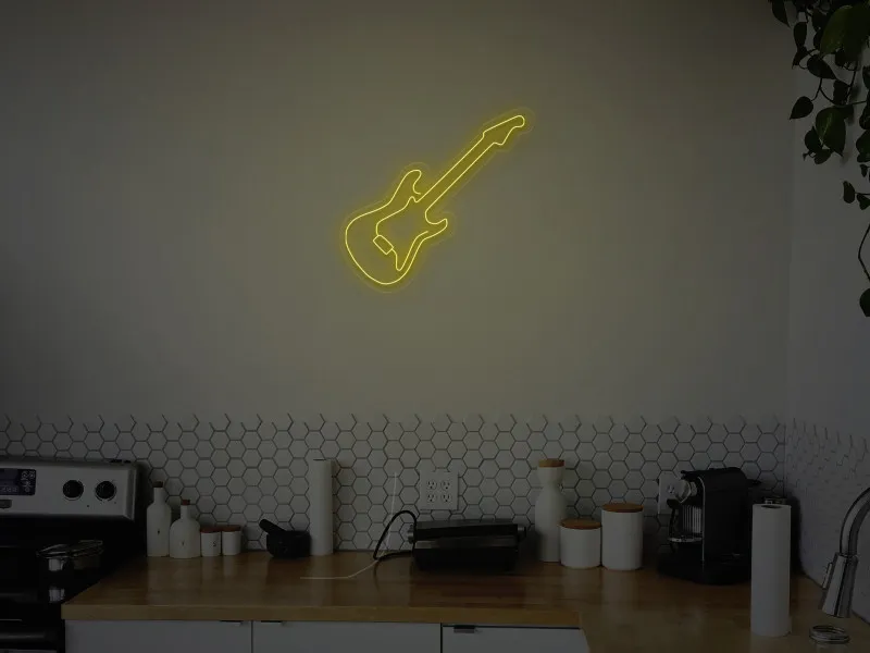 Chitarra - Insegne al neon a LED