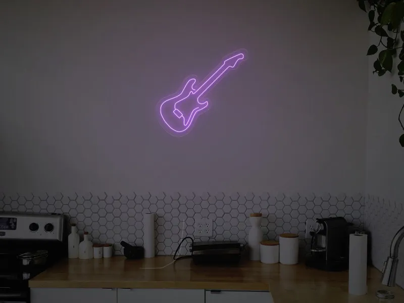Chitarra - Insegne al neon a LED