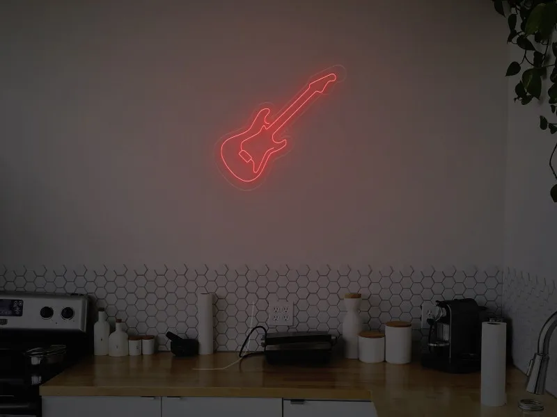 Chitarra - Insegne al neon a LED