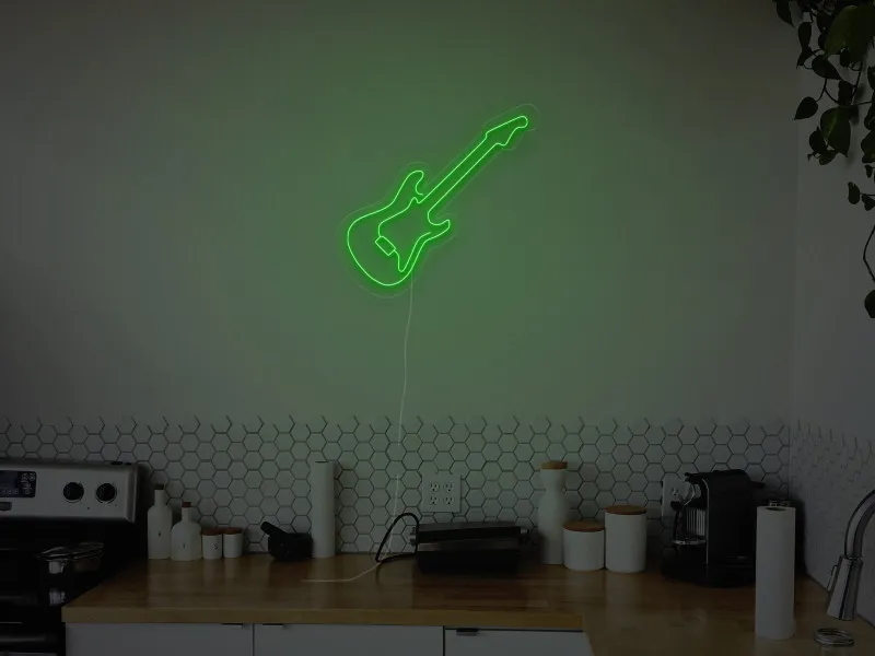 Chitarra - Insegne al neon a LED
