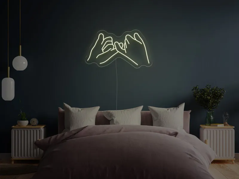 Promessa di Pinkie - Insegne al neon a LED