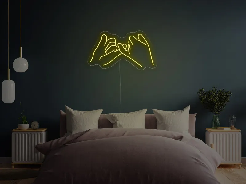 Promessa di Pinkie - Insegne al neon a LED