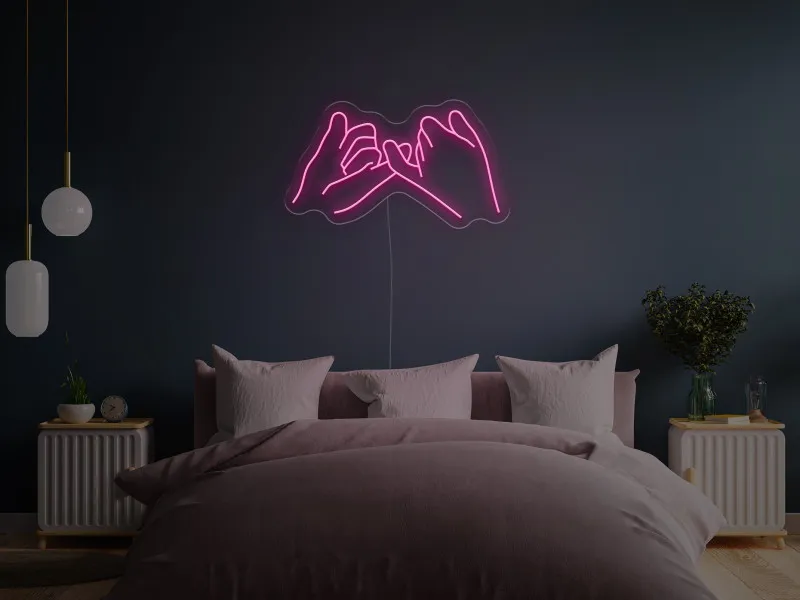 Promessa di Pinkie - Insegne al neon a LED