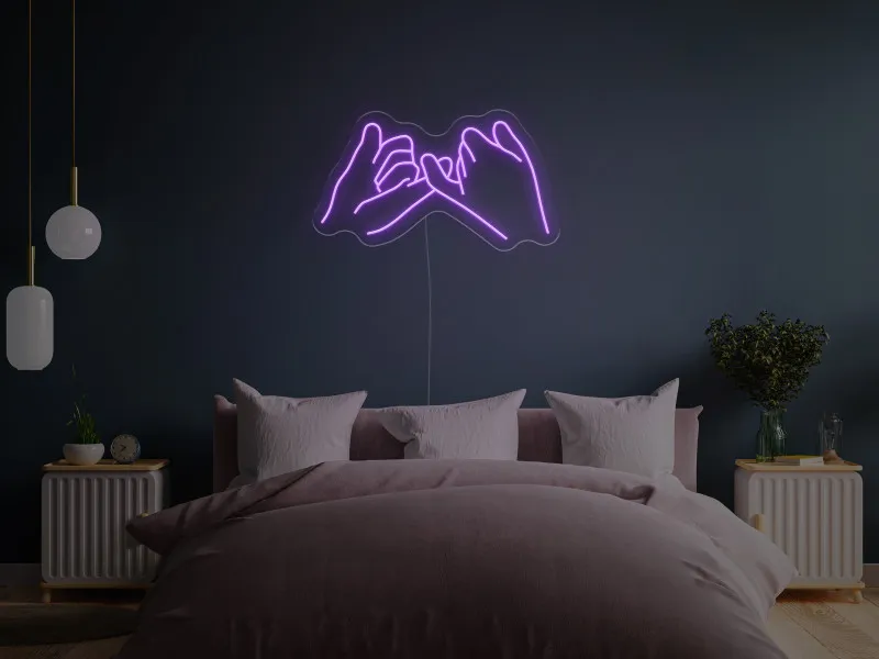 Promessa di Pinkie - Insegne al neon a LED