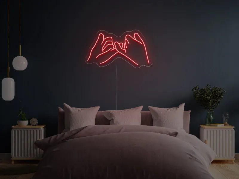 Promessa di Pinkie - Insegne al neon a LED