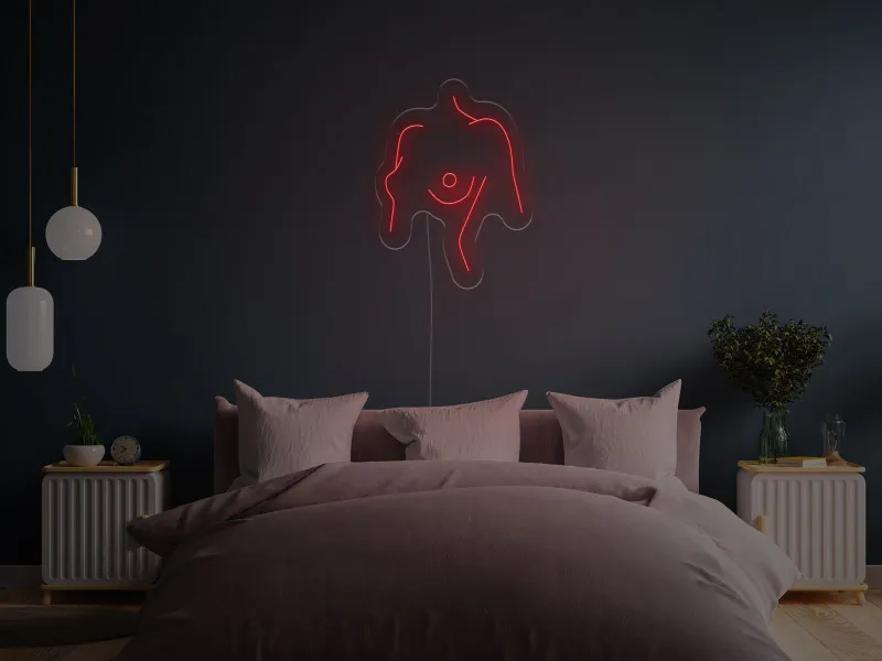Corpo della donna - Insegne al neon a LED