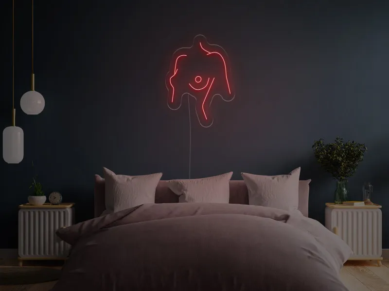 Corpo della donna - Insegne al neon a LED