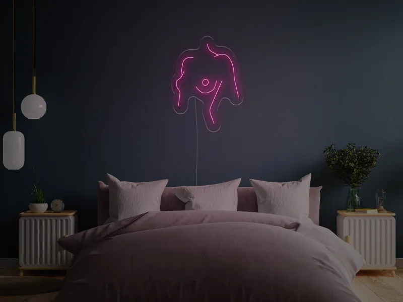 Corpo della donna - Insegne al neon a LED