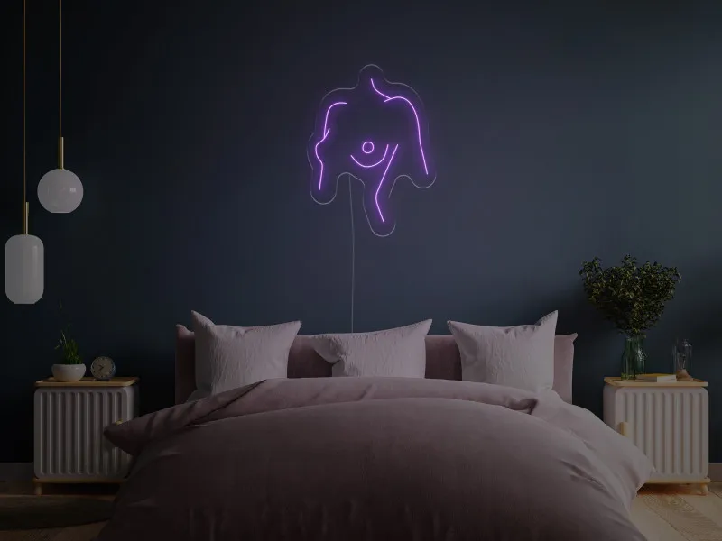 Corpo della donna - Insegne al neon a LED
