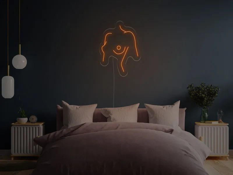Corpo della donna - Insegne al neon a LED