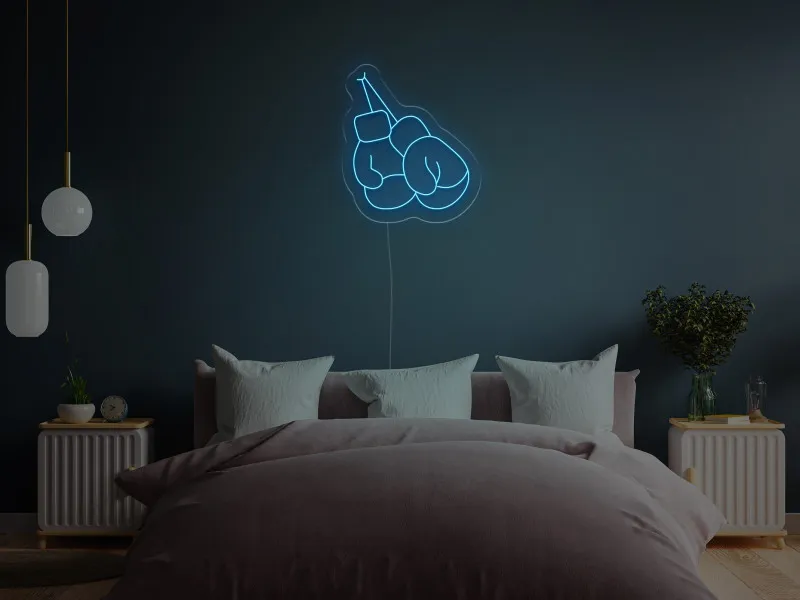 Guantoni da boxe - Insegne al neon a LED