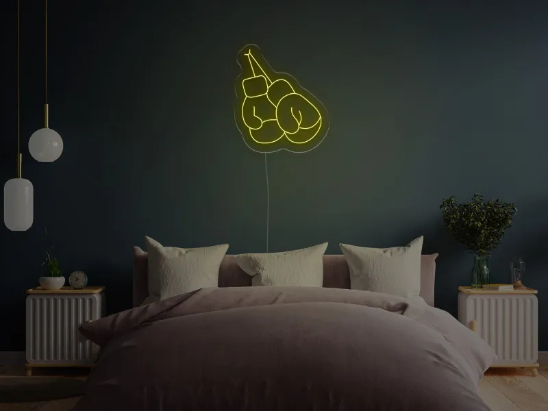 Guantoni da boxe - Insegne al neon a LED