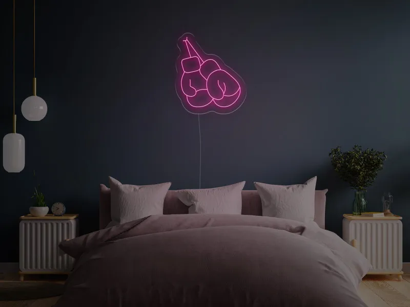 Guantoni da boxe - Insegne al neon a LED
