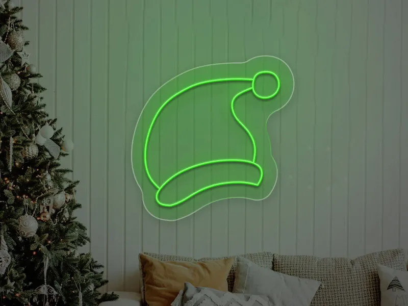 Cappello di Natale - Insegne al neon a LED
