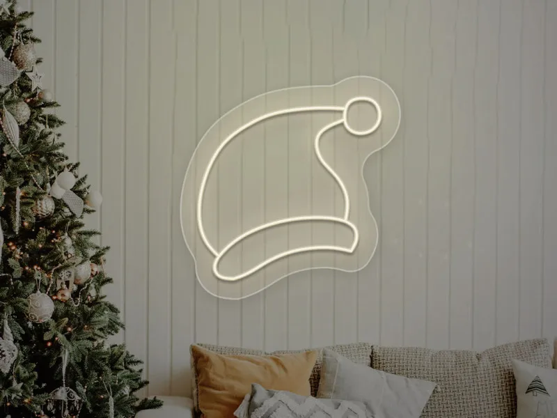 Cappello di Natale - Insegne al neon a LED