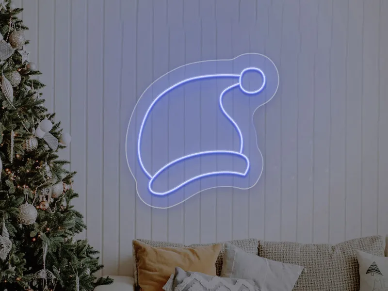 Cappello di Natale - Insegne al neon a LED