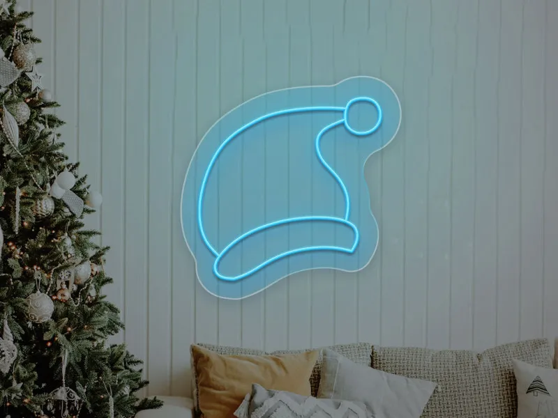 Cappello di Natale - Insegne al neon a LED
