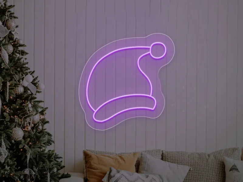 Cappello di Natale - Insegne al neon a LED