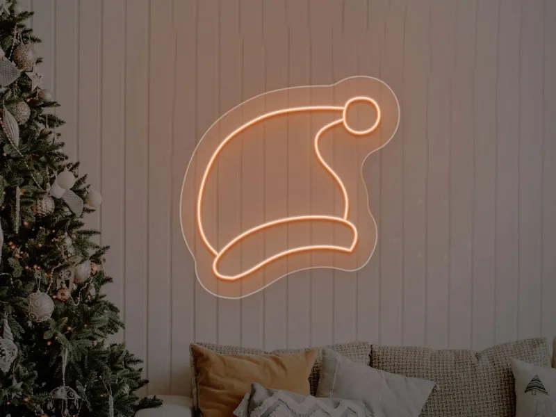 Cappello di Natale - Insegne al neon a LED