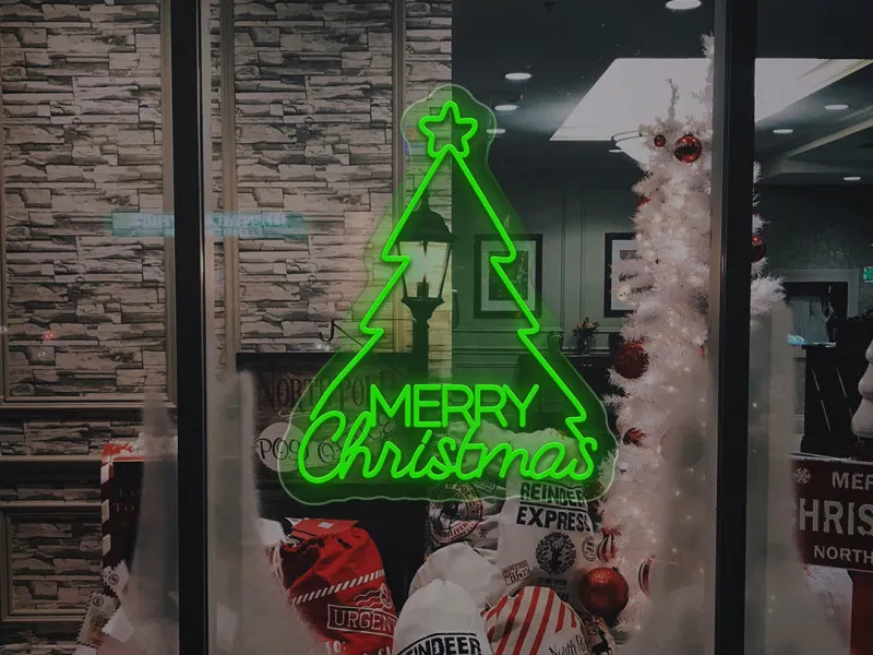Albero di Buon Natale - Insegne al neon a LED