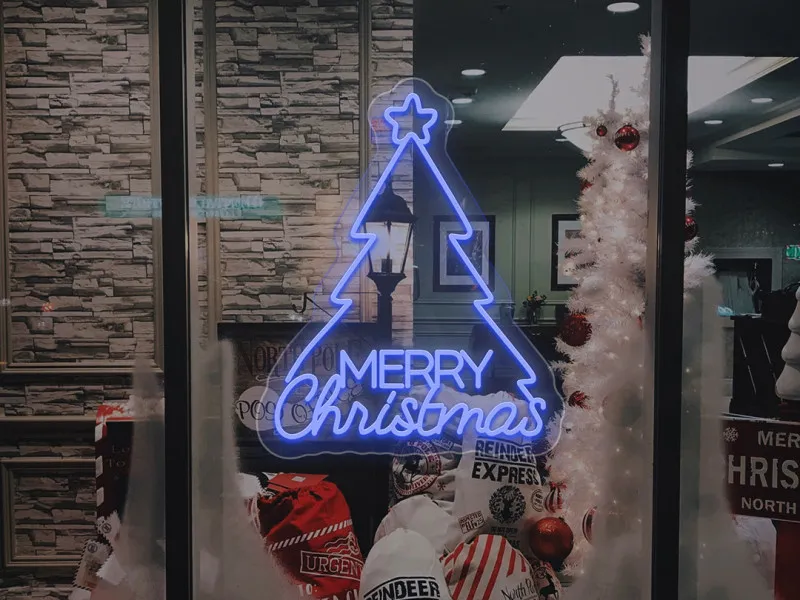 Albero di Buon Natale - Insegne al neon a LED