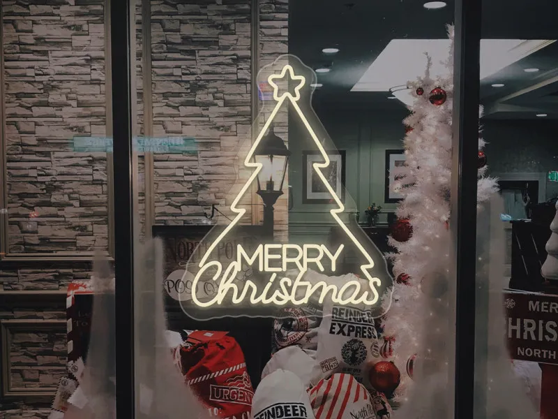 Albero di Buon Natale - Insegne al neon a LED