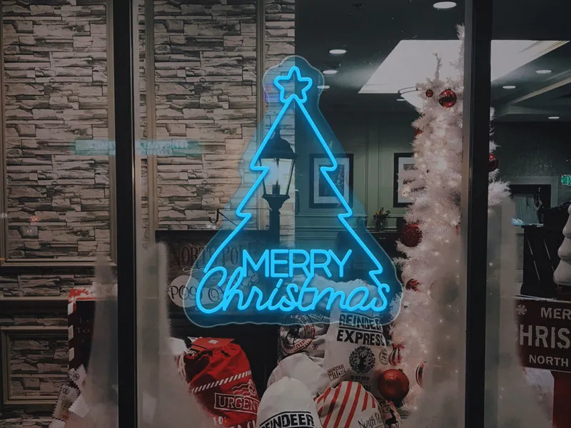 Albero di Buon Natale - Insegne al neon a LED