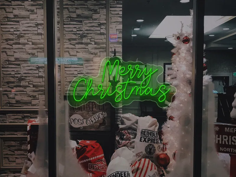 Merry Christmas - Insegne al neon a LED