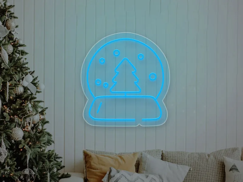 Globo di Natale - Insegne al neon a LED